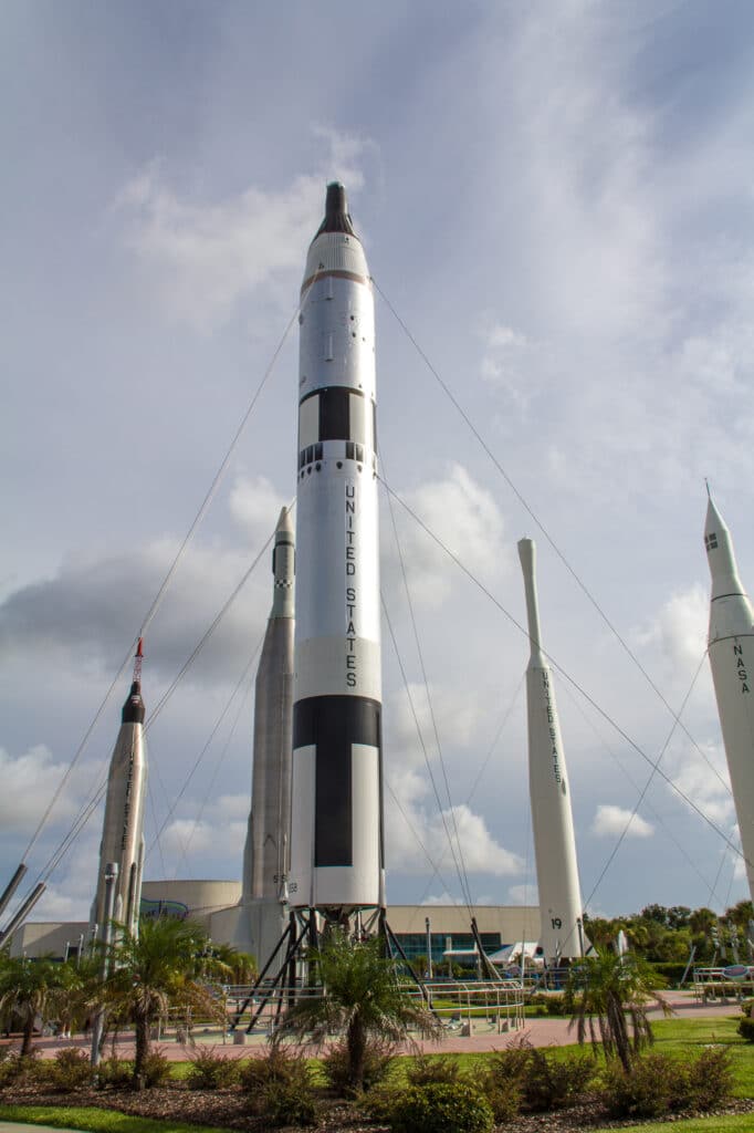 Rocket Garden at KSC Visitors Center