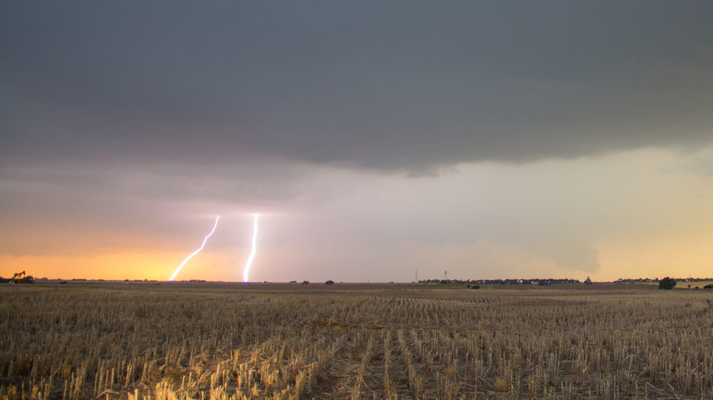 Lightning near Russell