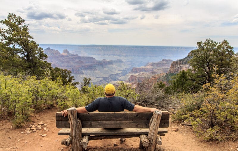 Me overlooking the Grand Canyon