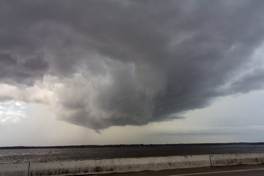 Wall Cloud over Lake Fork