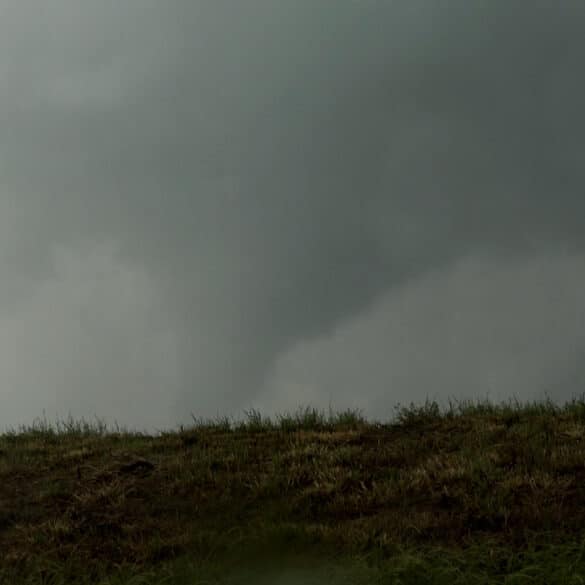 Tornadoes near Atoka, Oklahoma on May 9, 2016