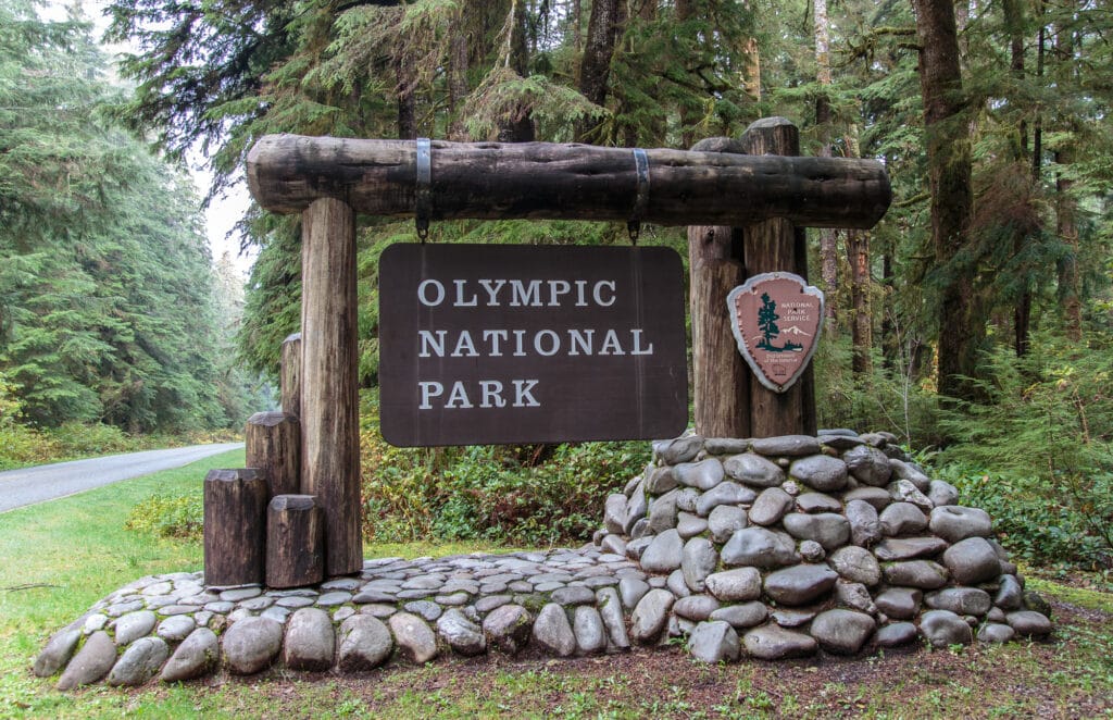 Olympic National Park Sign