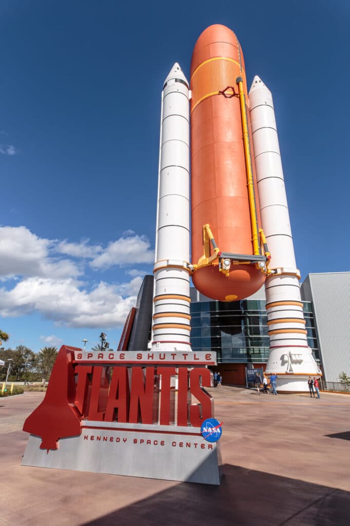 Space Shuttle Atlantis Exhibit at Kennedy Space Center Visitors Center