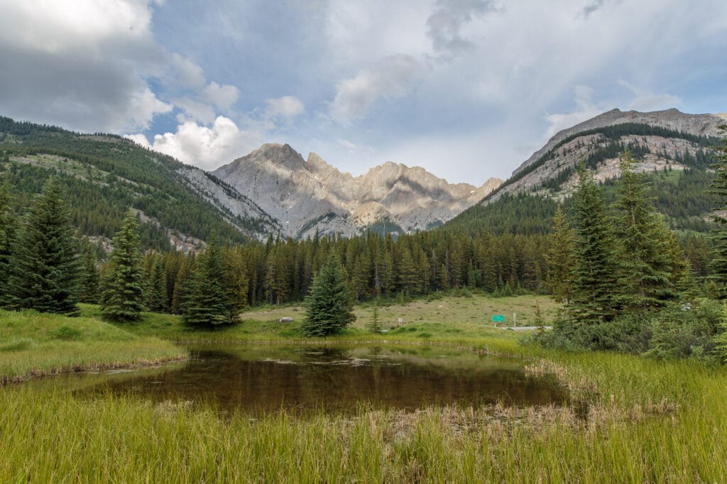 Mount Blane in Kananaskis Country, Alberta, Canada