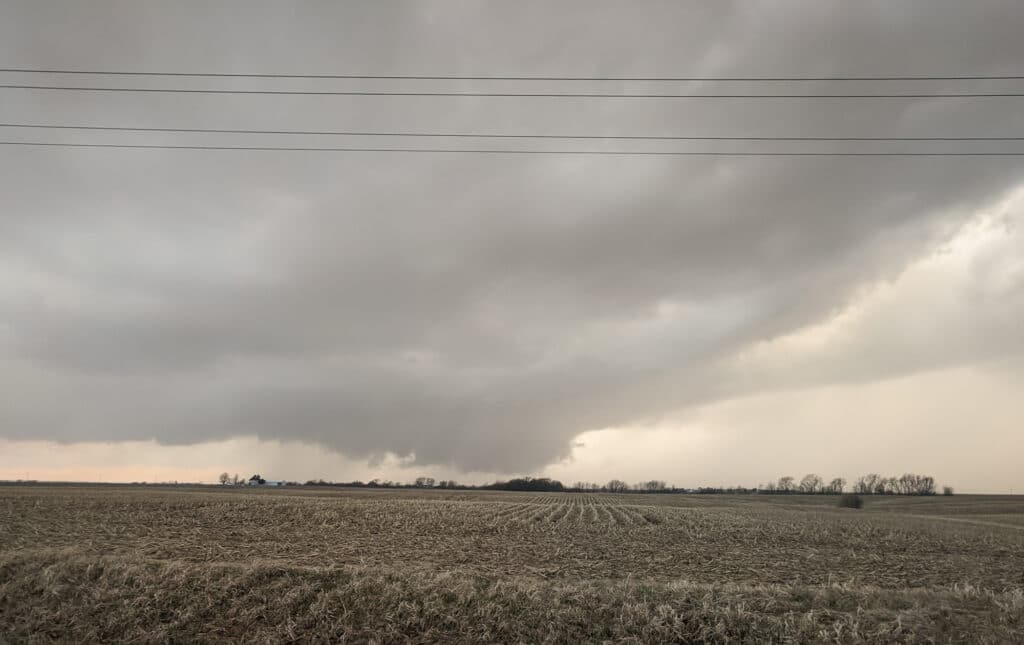 First wall cloud