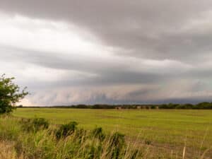 Shelf Cloud near Brownwood, Texas