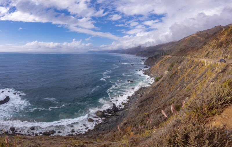 Mountainous West Coastline in California