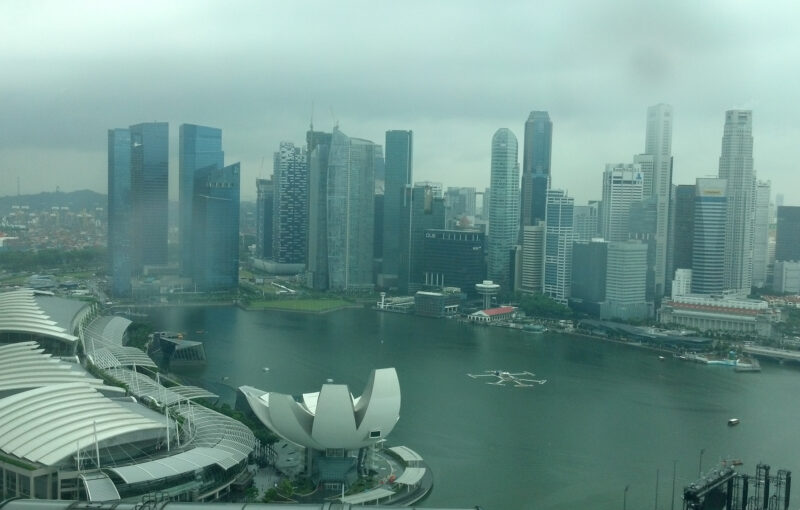 Overlooking Singapore Sports Hub