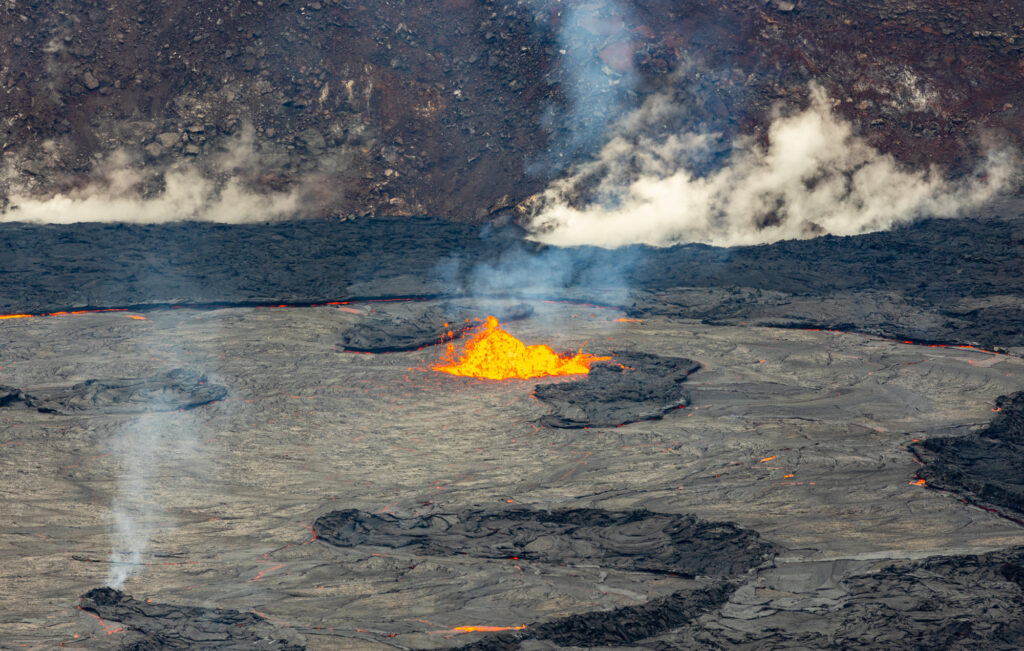 Daytime Lava on Kiluea