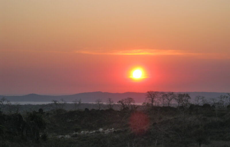 Sunset in Kupang, Indonesia from the Kupang Radar/Gedung Radar Cuaca