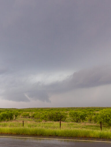 Inflow and Wall Cloud near Mabelle Texas