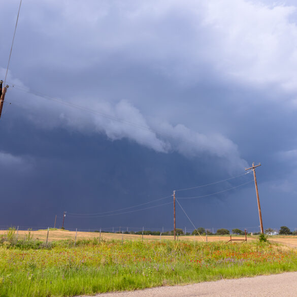 Storm south of Brady Texas