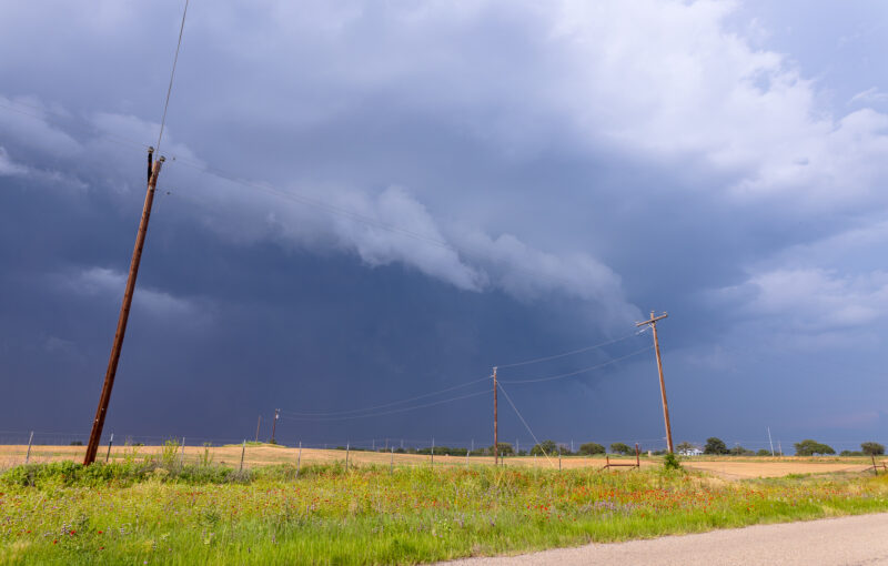 Storm south of Brady Texas